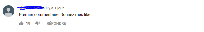 premier commentaire