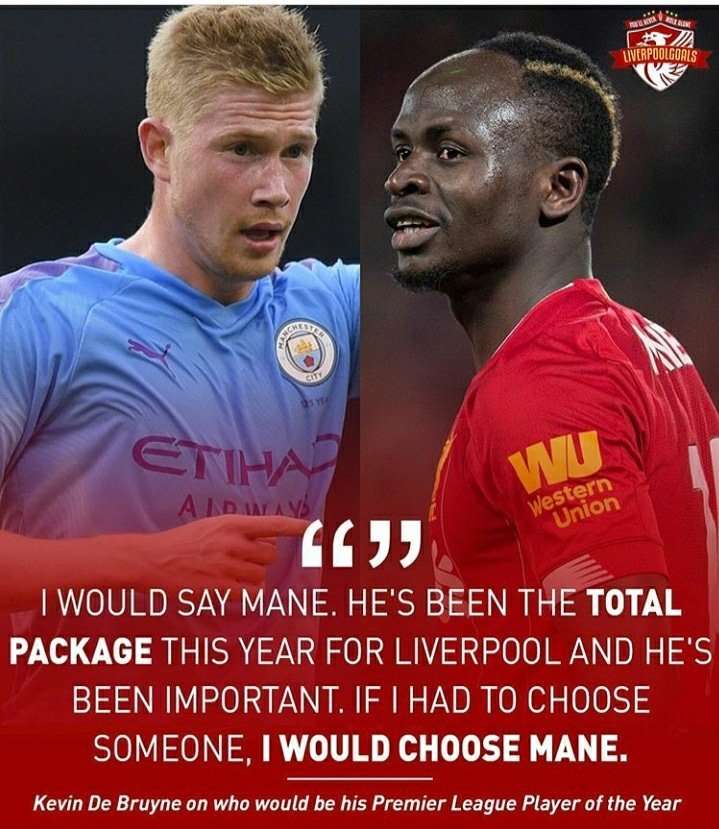 Mané et De Bruyne